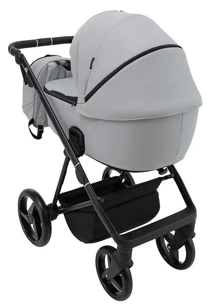 Детская коляска 2 в 1 Adamex Blanc Eco SA-3 светло-серый